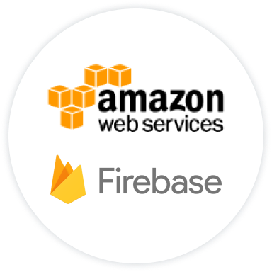 amazon web services,Firebase
